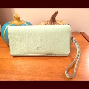 Mint Green Coach wallet